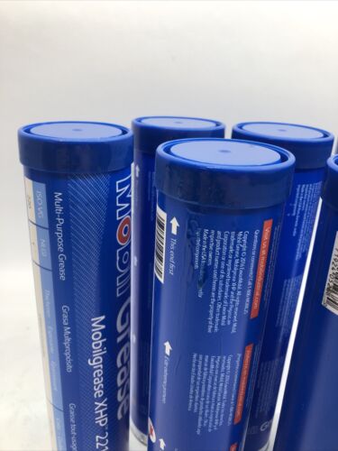 Mobilgrease XHP 221 (10) Multi-purpose Grease 14oz tubes Dark Blue - 10 Pack