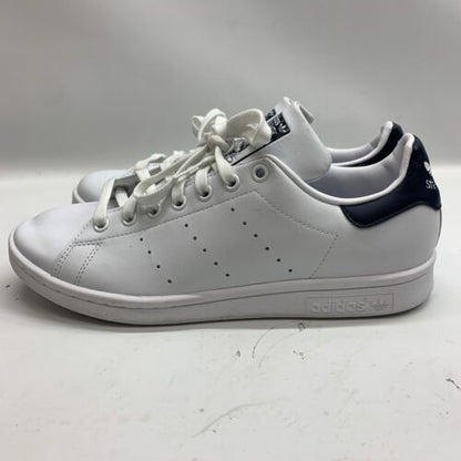 Adidas Stan Smith Classic Sneakers White Navy Leather Mens Shoe Size 8.5 Lace-up