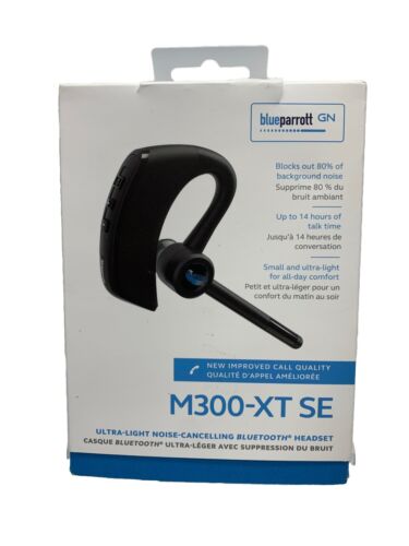 BlueParrott M300 XT SE Wireless Bluetooth Headset Music Headphone Black Light