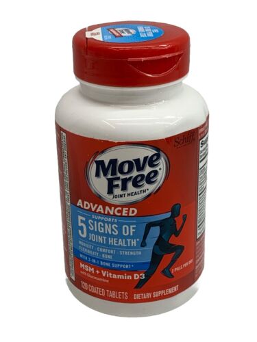 Move Free Advanced Glucosamine Chondroitin MSM + Vitamin D3 Joint Support 120tab