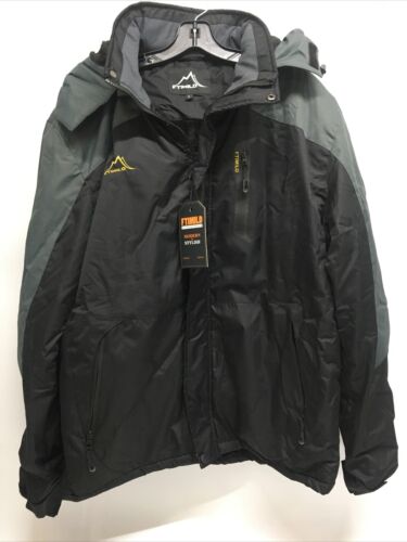 Large Men's Ski Jackets Mountain Winter Windbreaker Waterproof Rain Windproof