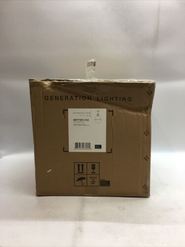 Generation Lighting 6577101 Hanks 13" Wide Pendant 72" of Adjustable Chain Black