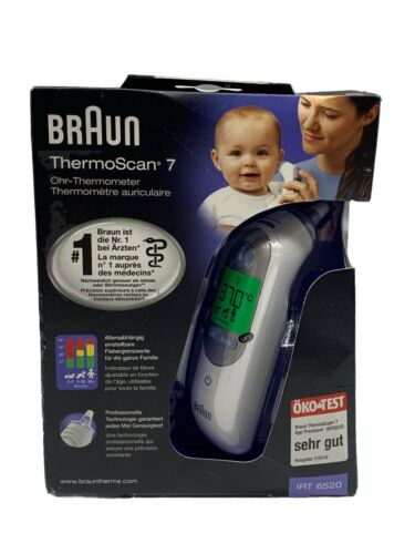 Braun Thermoscan 7 IRT6520 Ear Ohr-Thermometer Age Precision Technology Digital