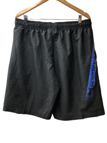 Under Armour 1370388-003 Mens Woven Graphic Training Running Short XL Black/Blue