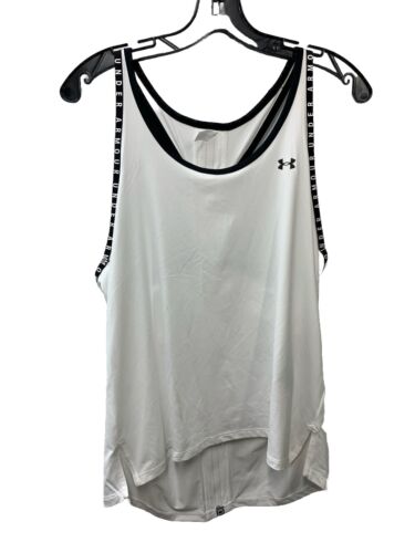 Tank Top Sporty Women's Under Armour Knockout Tank Shirt 1351596 Nxg 100 Size M