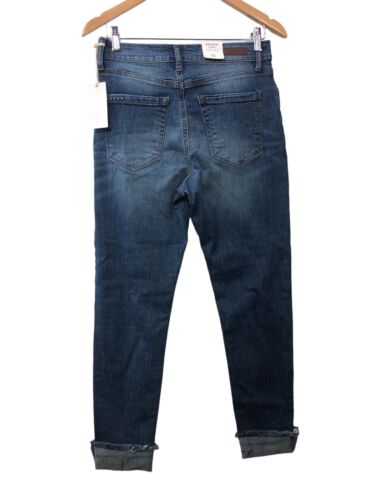 BLANKNYC The Bond Mid Rise Skinny Jeans Long Pant Denim Slim Blue with Pocket 29