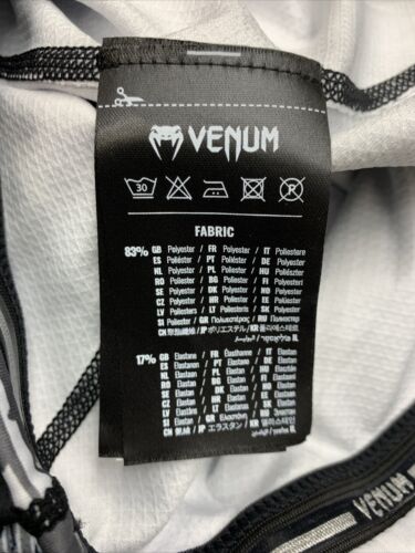 Venum Electron 3.0 Rashguard T-shirt Short Sleeves Black VENUM-04552-618 Size M