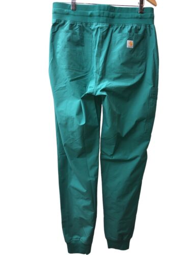 Carhartt Force Liberty Comfort Jogger Scrub Long Pant Size Medium Tall Green