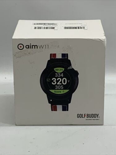 Golf Buddy 2ALG4AIMW11P Aim W11 Golf GPS Pedometer Touch Screen Smart Watch