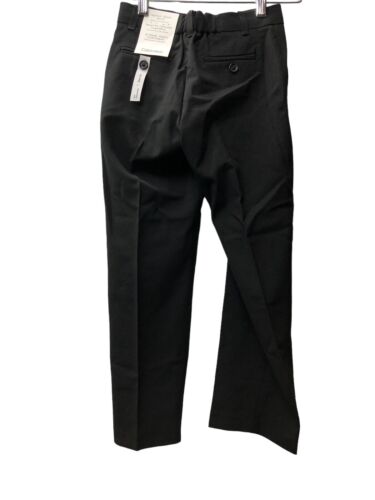 CALVIN KLEIN Kids Black Flat Front Stretch Slim Fit Long Pant Size 7 with PockeT