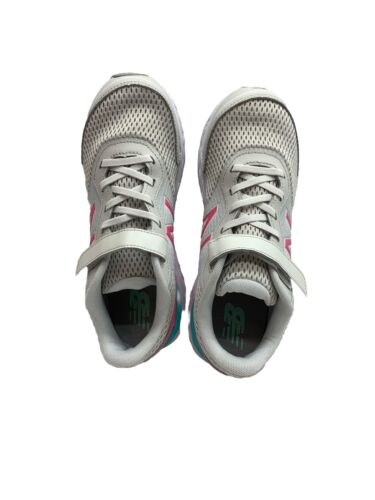 New Balance 680v6 Bungee Gray Pink YA680PS6 Youth Size 6.5 Medium Lace-up Sneake