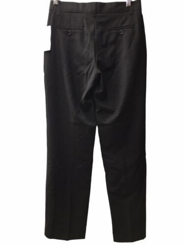 Calvin Klein Boys' Flat-Front Bi-Stretch Dress Long Pant Straight Leg Fit 14 Reg