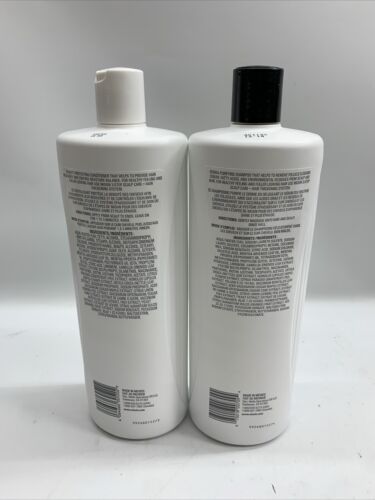 Nioxin System 2 Cleanser Shampoo & Scalp Therapy Conditioner Liter DUO 33.8 Oz