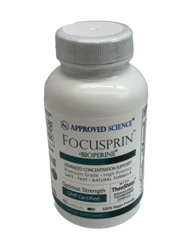 Approved Science Focusprin +Bioperine 60 Capsules Advamce Concentration Support