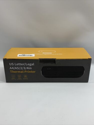 Portable Printer Wireless for Travel Bluetooth Thermal Printer Support 8.5" X 11