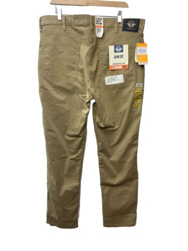 Men's Dockers Jean Cut Pants Athletic Fit Pant All Seasons Tech Khaki Size 38X32