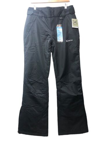 Arctix Women's Insulated Snow Pants Black M(8-10) Long Inseam 33" 18458-00-M