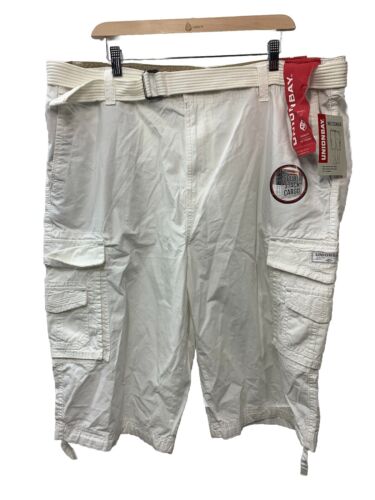 Unionbay Men's Cordova Belted Messenger Cargo Short Reg and Big and Tall Size 42