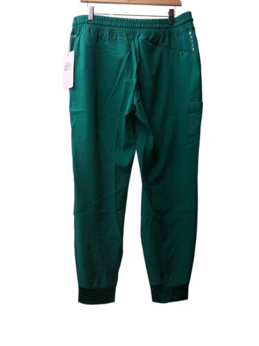 BARCO One Boost Scrub Jogger Long Pants for Women - Size Large, Hunter Green