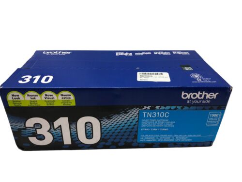 Brother 310 TN310C Cyan Standard Yield Color Toner Cartridge 1500 Page Yield