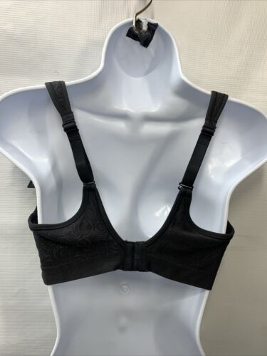 Bali Womens Comfort Revolution Full Coverage Wirefree Bra DF3463 36D Black Swirl