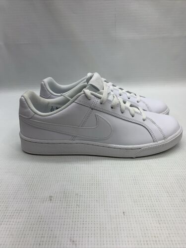 Nike Womens Court Royale Size 8 Trainers Sneakers Shoes White Lace-up Casual