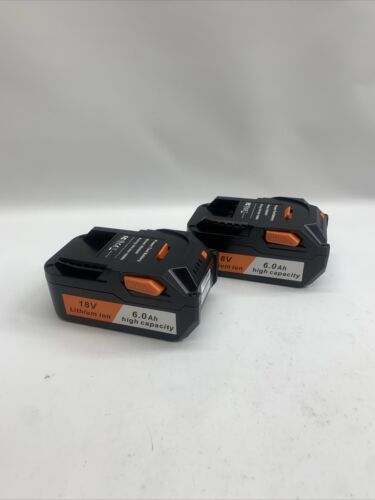 18V For RIDGID R840085 R840087 18 Volt 6000mAh Hyper Lithium-Ion Battery R840083