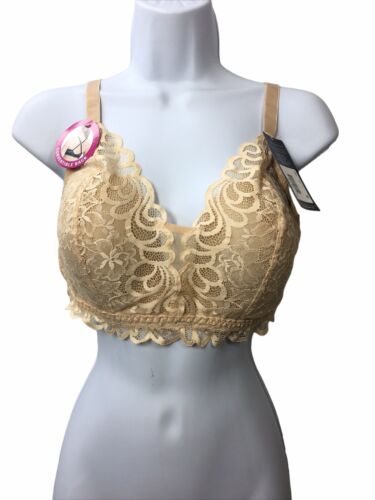 Bali Wirefree Bra Lace Desire ComfortFlex Fit Convertible Size Large