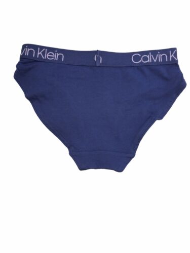 Calvin Klein Underwear Women's Seamless Bikini Bottom Panty Seamless Size M Blue