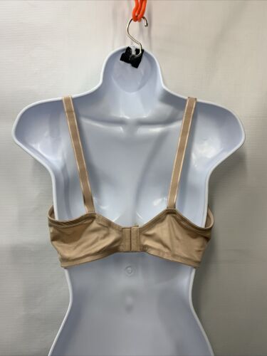 Warners Bra 38D 01593-212 Underwire No Digging Beige Full Coverage Lightly Lined