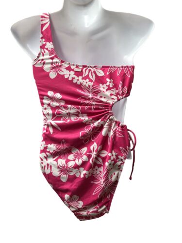 ROXY Women's PT Beach Classics One Piece Swimsuit Size Small Pink Floral Print