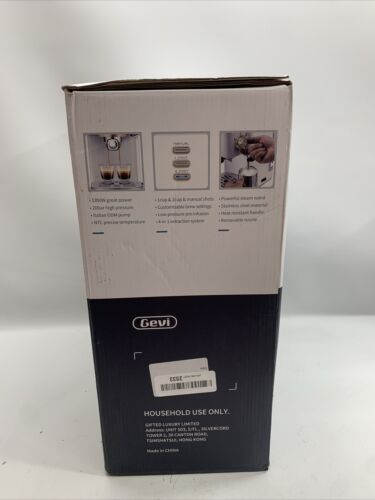 Gevi Espresso Machine 20 Bar High Pressure Compact Espresso Machines GECME022