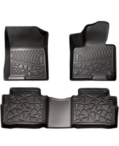 Floor Mats Easy to Clean Black Compatible with 2023 Kia Sportage LX EX X-LINE