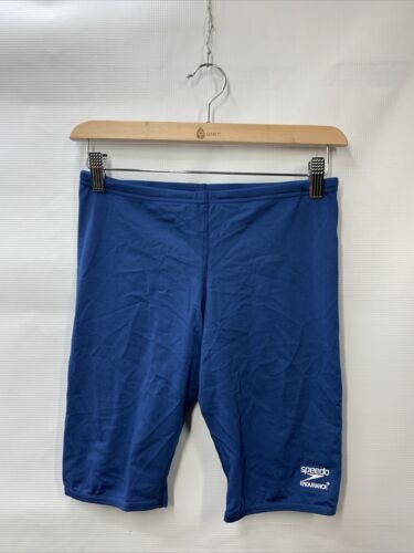 Speedo Mens Endurance+ Solid Navy Jammer Swim Shorts Blue Size 30 Sport Swimwear