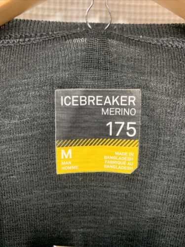 ICEBREAKER 175 Everyday Long Sleeve Crewe Herren Shirt Long Sleeve Merino Size M