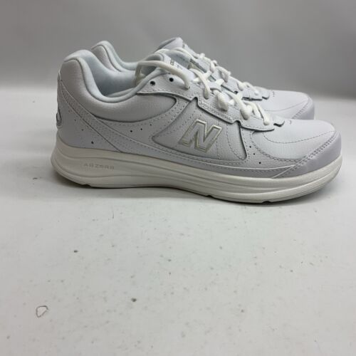 New Balance Women's 577 White WW577WT Walking Shoes Size 8 Lace-up Sneaker