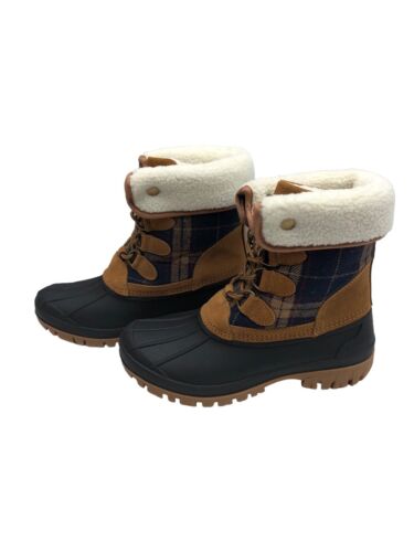 STQ Womens Duck Boots Cold Weather Insulated Snow Boots Waterproof Boots U.S 9