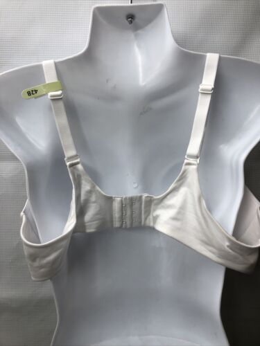 Maidenform Comfort Devotion Extra Coverage T-Shirt Bra White Underwire Size 42B