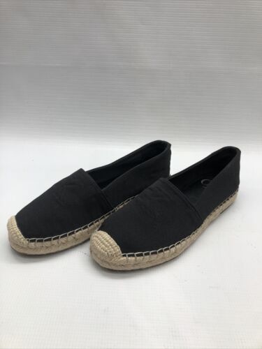 Calvin Klein Women's Padon Loafer Flat Slip-on Closure Size 6M Round Toe Black