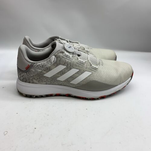 Adidas S2G BOA Spikeless Grey Golf Shoes Men's Golf Shoes GV9786 Size 10 Lace-up