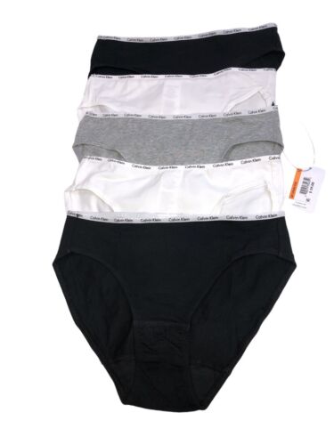 Calvin Klein Women's Cotton Stretch Bikini Bottom Underwear Size S - 5 Pack