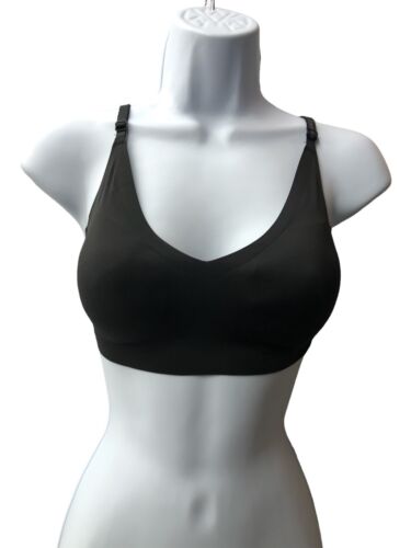 Calvin Klein Women XS Black Wirefree Lightly Lined Triangle Bralette Opaque