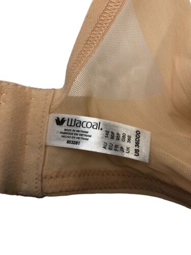 Wacoal Womens Ultimate Side Smoother Underwire T-Shirt Bra Sand Size 36DDD Opaqu