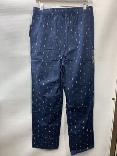 Nautica Men's Soft Woven 100% Cotton Elastic Waistband Sleep Pajama Pant Size M