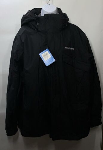 Columbia Men's Bugaboo II Fleece Interchange Jacket Black Size XL Long Sleeve