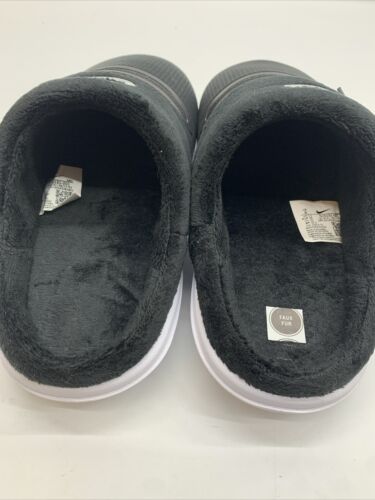 Men's Nike Burrow NA Black/White Sandal DJ3130 001 Size 8 Slip-on Slipper Flat