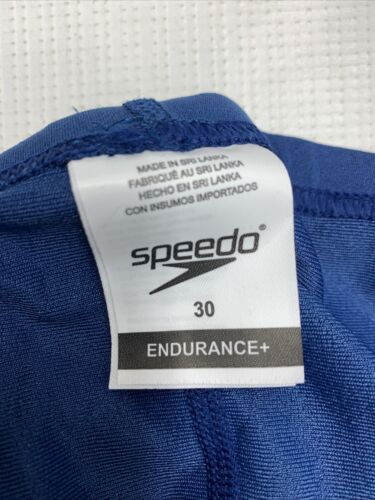 Speedo Mens Endurance+ Solid Navy Jammer Swim Shorts Blue Size 30 Sport Swimwear