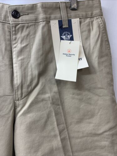 Dockers Mens 33 Perfect Shorts Chino Khaki Modern Casual Modern with Pockets