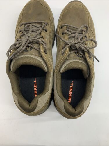 Merrell J91831 Men Moab Adventure Lace-up Work Shoes Boulder Size 12 Lightweight