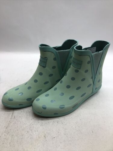 LONDON FOG Women's Piccadilly Rain Boot WL06101W Pull-On Rubber Sole Size 8M